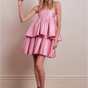 Rotate Birger Christensen  Elegant Pink Layered Dress